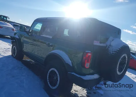 2023 Ford Bronco Black Diamond z USA, uszkodzony, nr VIN 1FMEE5DP7PLB06123